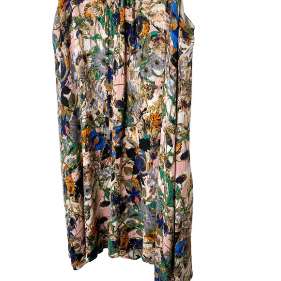 Free People Anthropologie Floral Watercolor Dress Small - Picture 3 of 7
